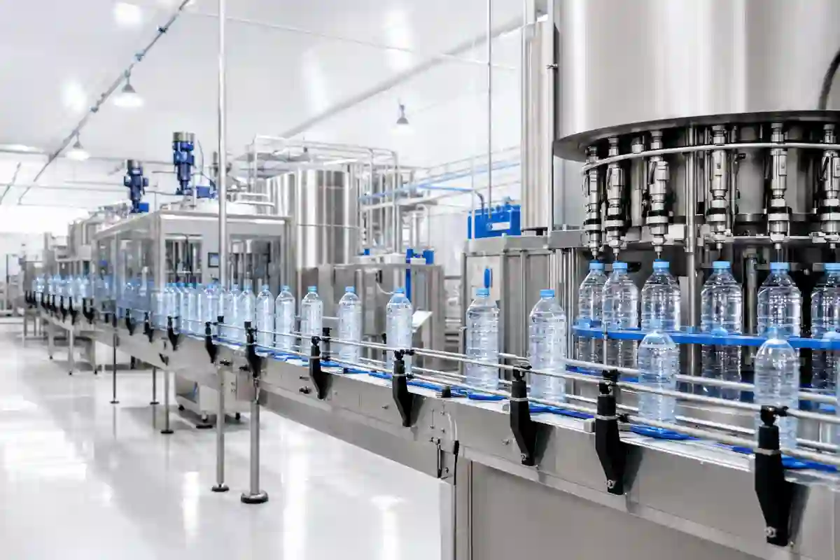 Drinking water bottling plant